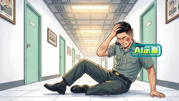 不滿上課睡覺被叫醒、懲處 替代役男痛毆長官「打到腦震盪」