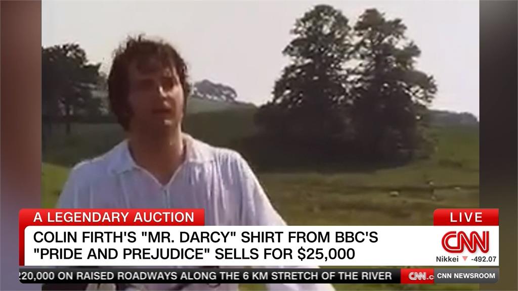 傲慢與偏見經典「達西性感濕襯衫」　倫敦慈善拍賣會百萬台幣賣出