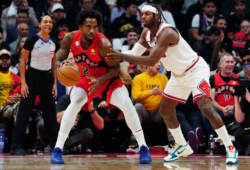 NBA(影)／「可愛」雷納德回家首戰轟23分！暴龍狂勝43分　公牛慘遭震撼教育