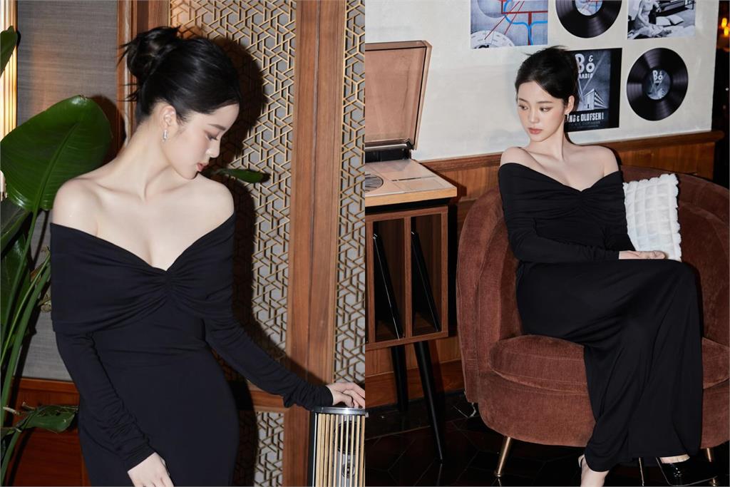 歐陽娜娜穿「巨大V領」出席活動!超飽滿「雙頭獸出閘」全看光