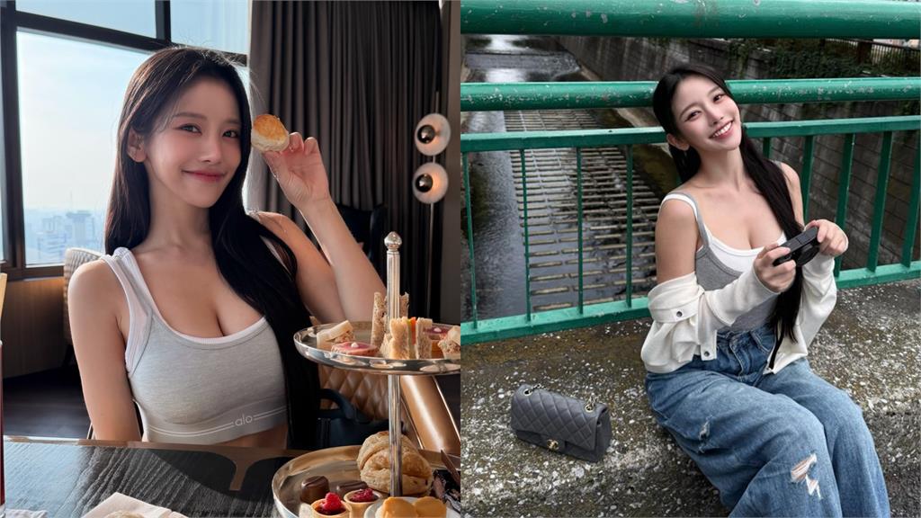 蔡瑞雪手扶梯上「透膚黑Bra穿搭」太火辣!10秒熱舞晃片流出…網暈爛