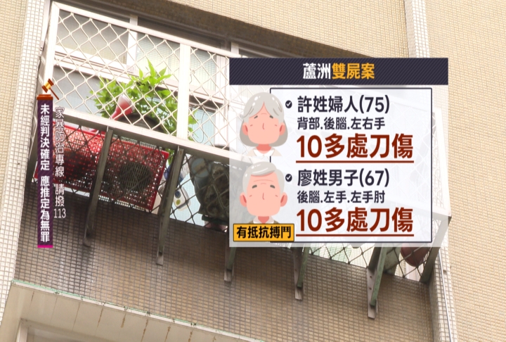 蘆洲啃老逆子疑「持開山刀手刃雙親」　警電眼追緝　新莊逮人