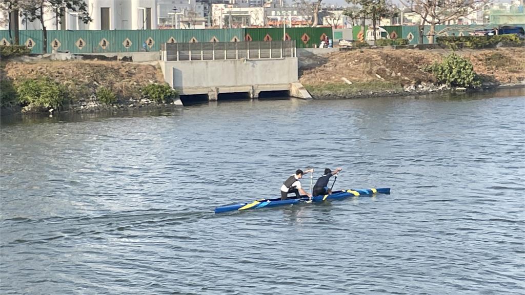 全中運在台南!黃偉哲建水上運動中心助輕艇競速