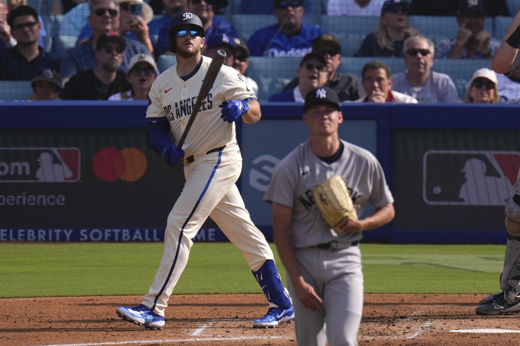 MLB(影)/法官單場雙響砲難撐大廈!宇宙道奇2局狂轟10分 5發全壘打痛電洋基