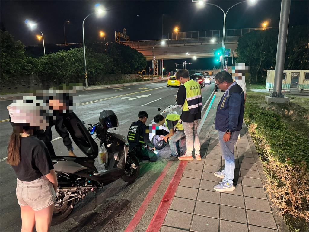 快新聞/淡江大橋「排氣管炸裂聲不停」!蘆洲警狂抓噪音車