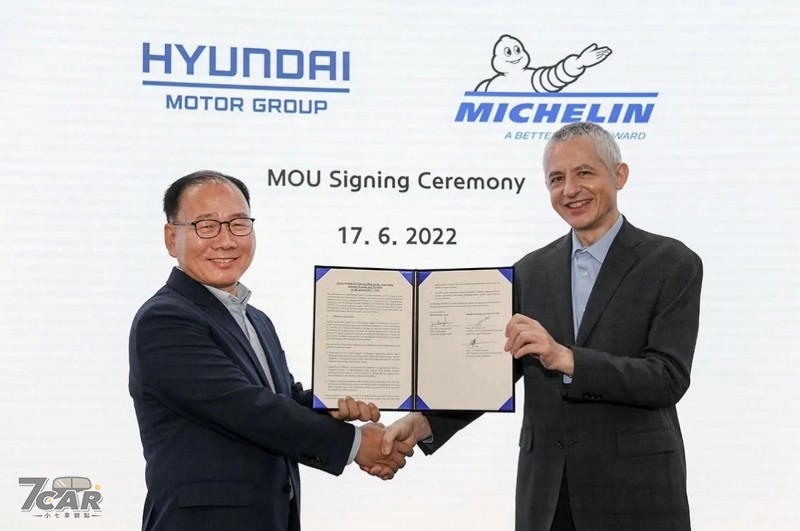 只給高階電動車款使用　Hyundai 宣布與 Michelin 合作開發新世代環保胎