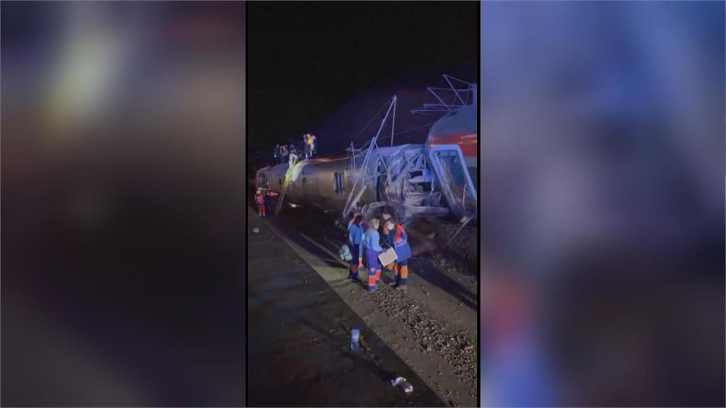 西班牙南部火車脫軌　２列車相撞釀１０死多傷