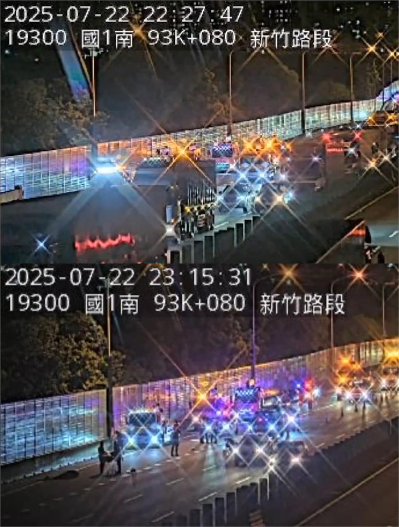50歲男疑國道自撞下車「遭8車輾斃」!殯葬「收拾四分五裂」畫面曝光