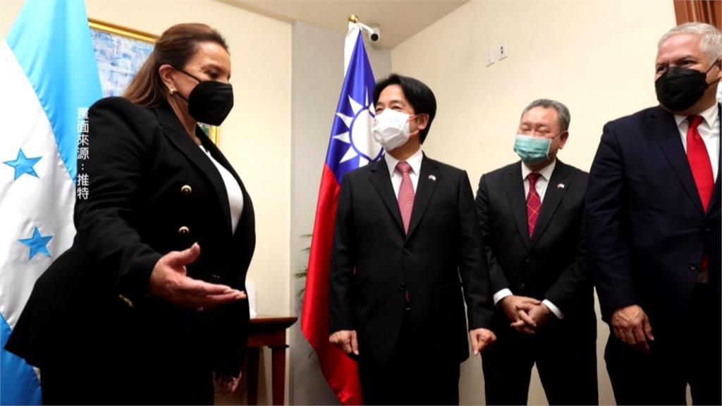 外交突破! 宏國總統就職 賴清德、賀錦麗同框寒暄