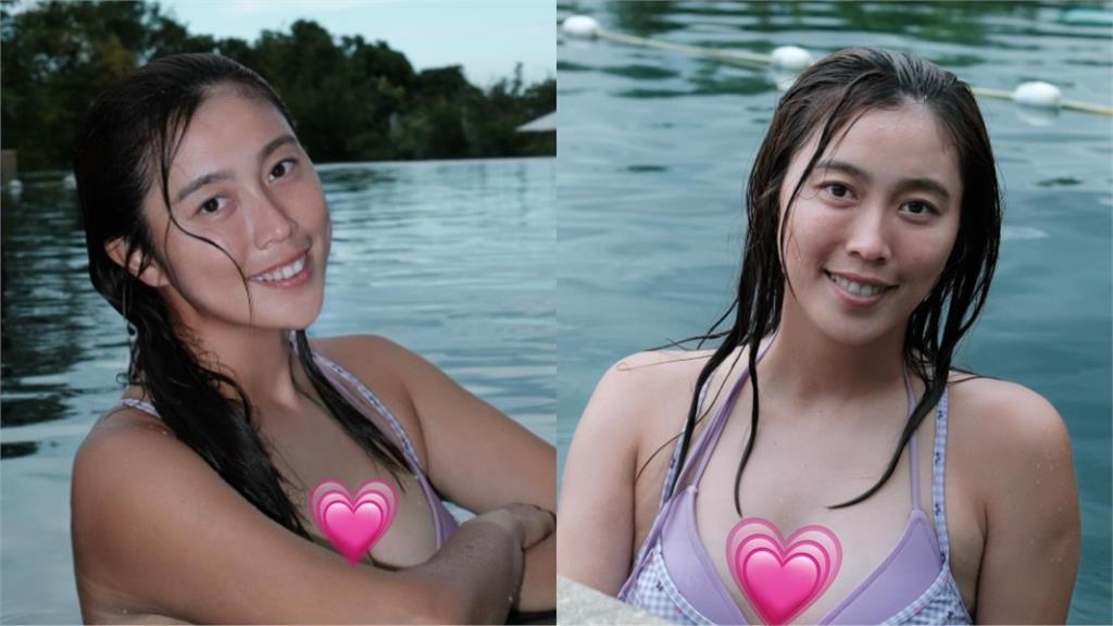 詹皓晴罕曬辣照洩「上帝視角」 泳池邊絕頂身材「判若兩人」網驚:被網球耽誤的女星!