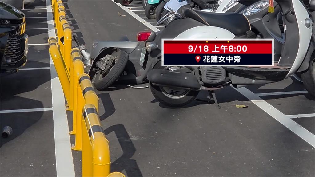 花蓮女學生遭撞倒地險遭輾！　肇事女駕駛竟「直衝人行道」