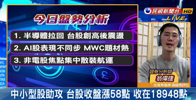 台股看民視／表現相對強勁「AI走勢分歧」　分析師曝「這點」是重要指標