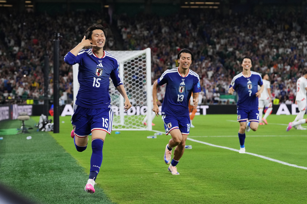 世足賽(影)／日本最速男是他！開賽4分鐘就破網創隊史世界盃最快進球紀錄