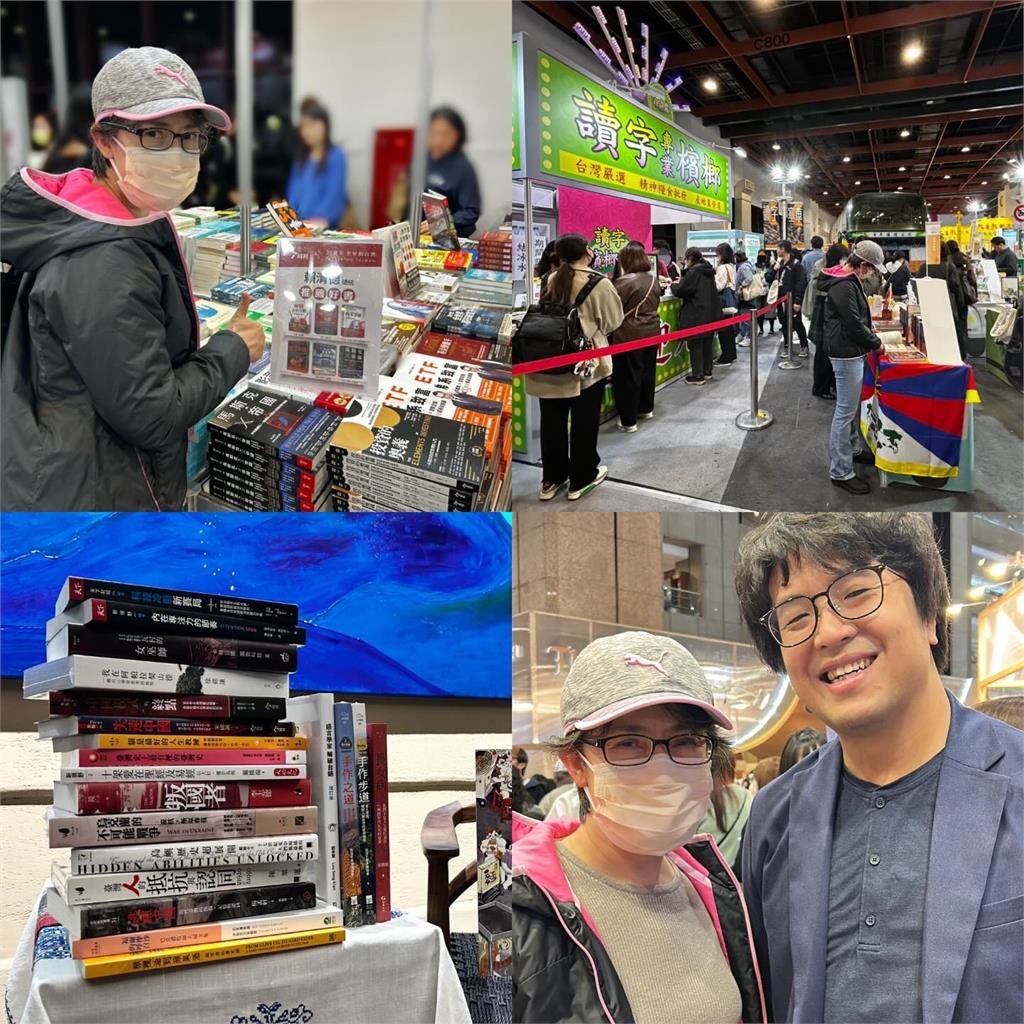 蕭美琴包緊緊逛書展「身邊沒隨扈」？她親揭答案「藏在這裡」：我沒有落單過