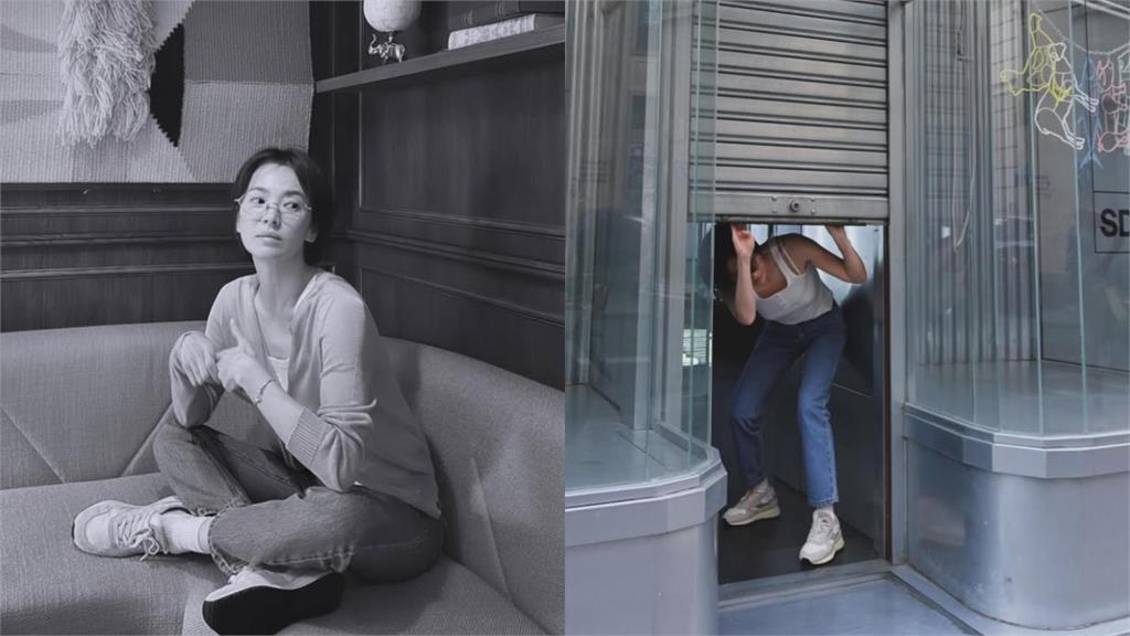 44歲宋慧喬0濾鏡美照宛如大學生!「眼鏡+白背心」凍齡臉蛋網驚:根本大學生