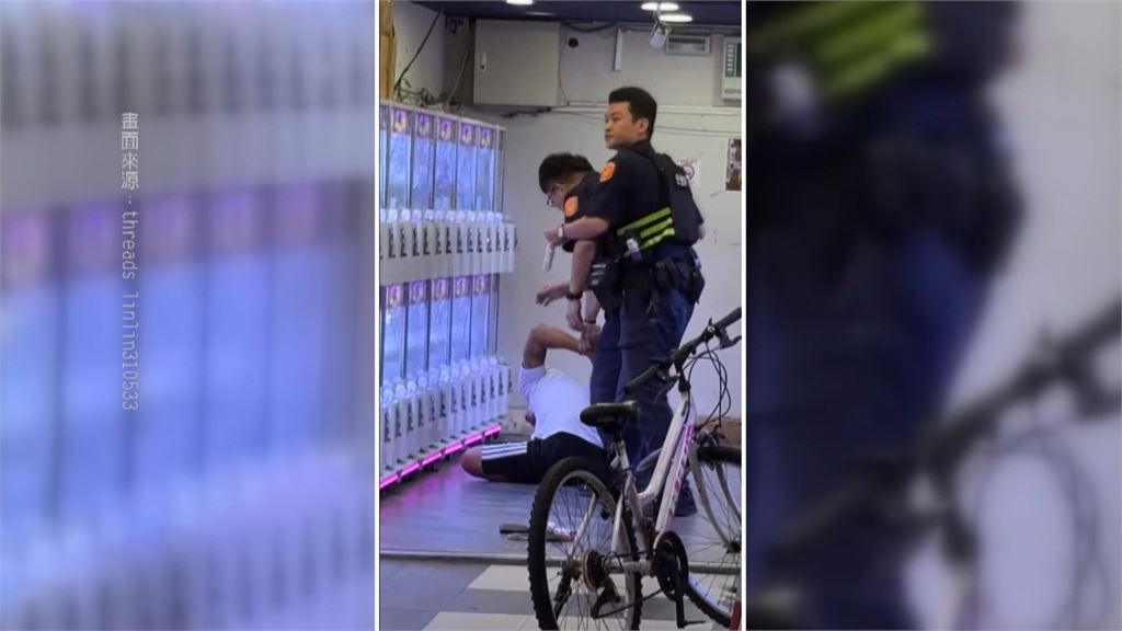 一中商圈娃娃機台遭破壞　嫌犯持老虎鉗企圖襲警遭壓制