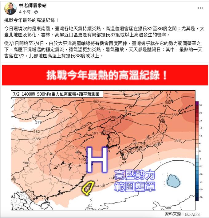 本週恐迎「2025最高溫日」專家示警了!這天「熱爆38℃↑」超危地曝