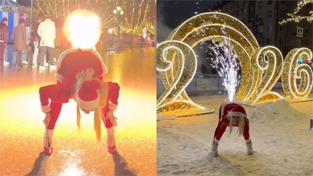 超兇網紅街頭「猛吞火球」太炸裂　秒彎腰「狂噴超巨烈焰」吸124萬人圍觀！
