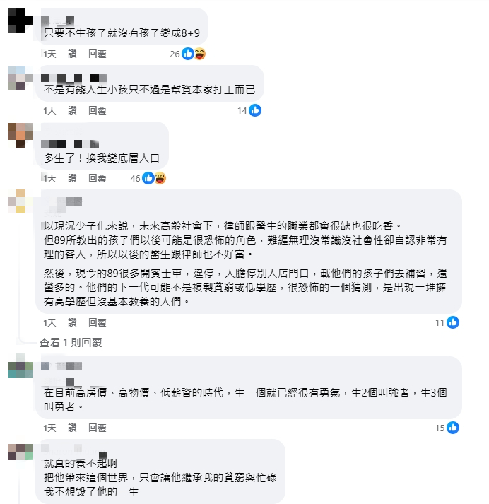 律師憂台灣剩「1群人」猛拚生育率!網「嚇到吃手手」:黑子化才可怕