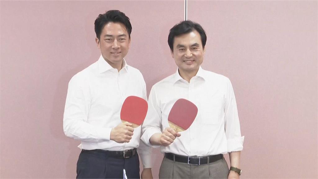 日防相小泉進次郎搭「藍色衝擊」 視察311地震受災區