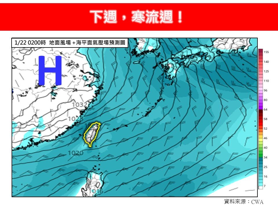強烈大陸冷氣團「這1天」起影響台灣！氣象專家曝「最冷時段」：持續一整週