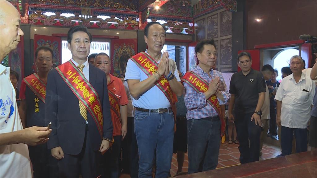 金門較勁最前線! 侯提金廈大橋公投 藍議長接機郭台銘