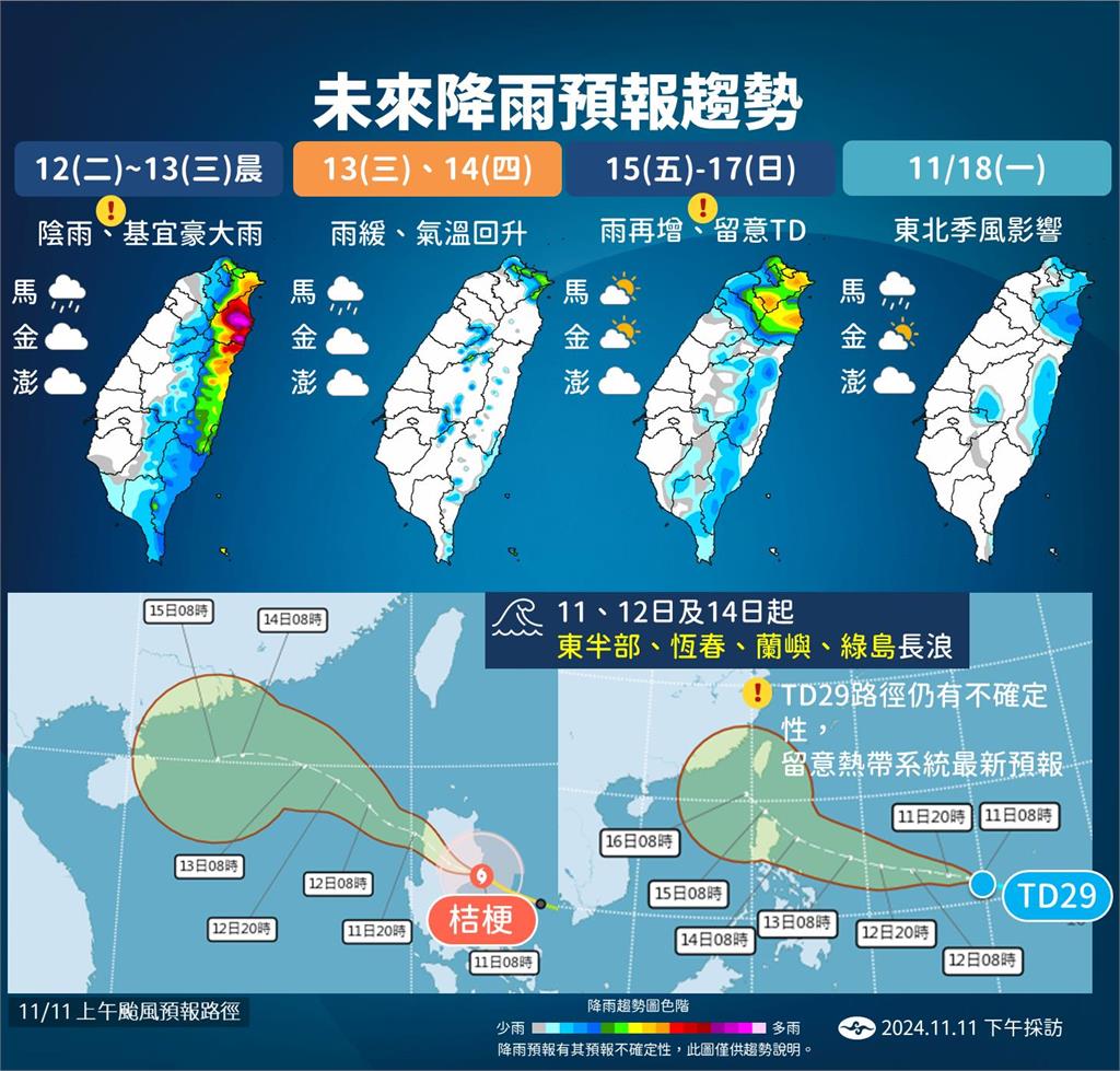 快新聞／準颱風「天兔」何時靠近台灣？　氣象署指這2天