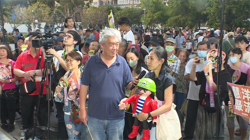 「洋流慧聚」民視新聞總部　大批支持者簇擁、萬人觀看直播