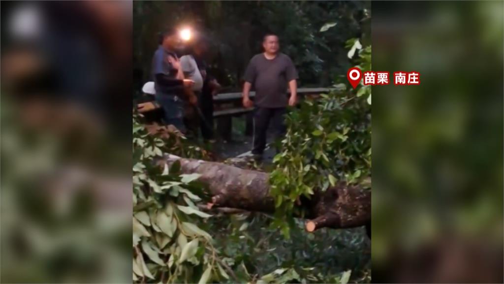 苗栗山區暴雨災情頻傳 泰安鄉道路大面積坍方