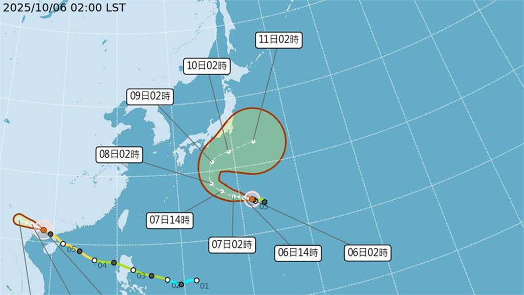 「哈隆」明增強轉中颱!估路徑「大角度轉向東北」專家親揭對台驚人影響