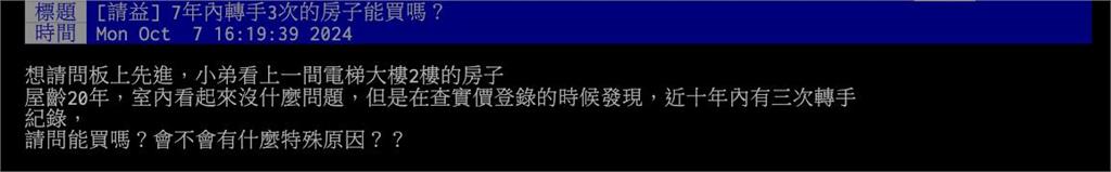 低樓層中古屋10年內「狂換3任接盤」能買？專家曝2可能情況：正常