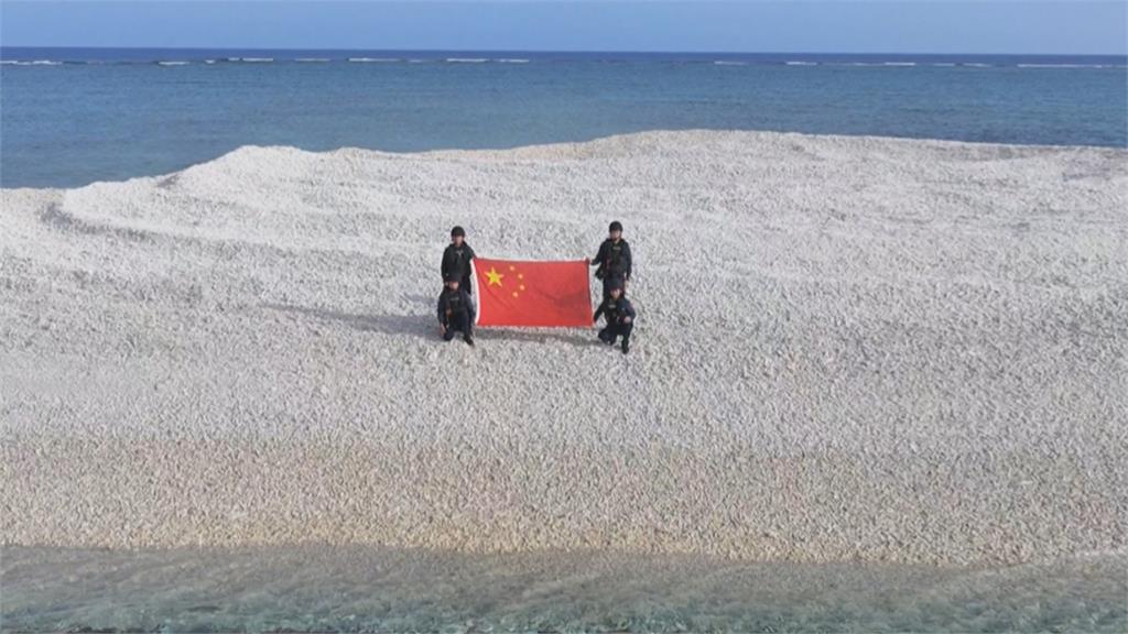 中國大肆宣傳控制鐵線礁　菲律賓公開登島照宣示主權