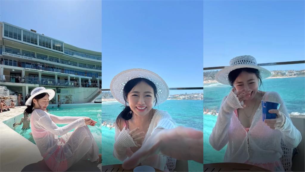 娃娃臉少女「南半球熱暈」大解放!下秒「摘下墨鏡」竟是36歲ㄚ頭…網愣:哇