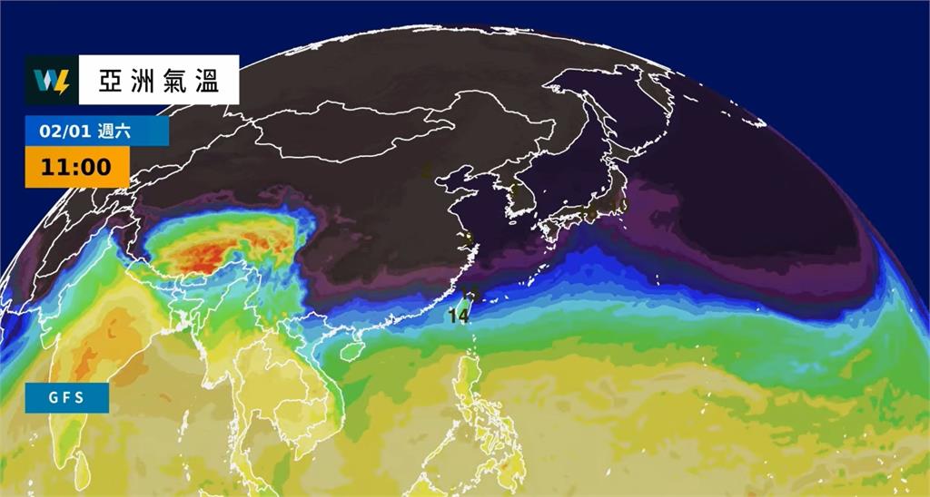 寒流來拜年「小年夜急凍10℃↓」！專家曝「高山降雪」時間點：做好保暖