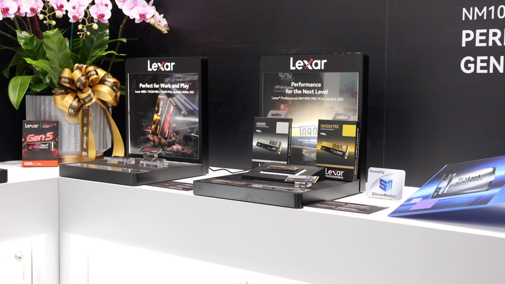 儲存遇見 AI。Longsys 攜手 Lexar 展出全方位儲存產品 打造 PTM 商業模式