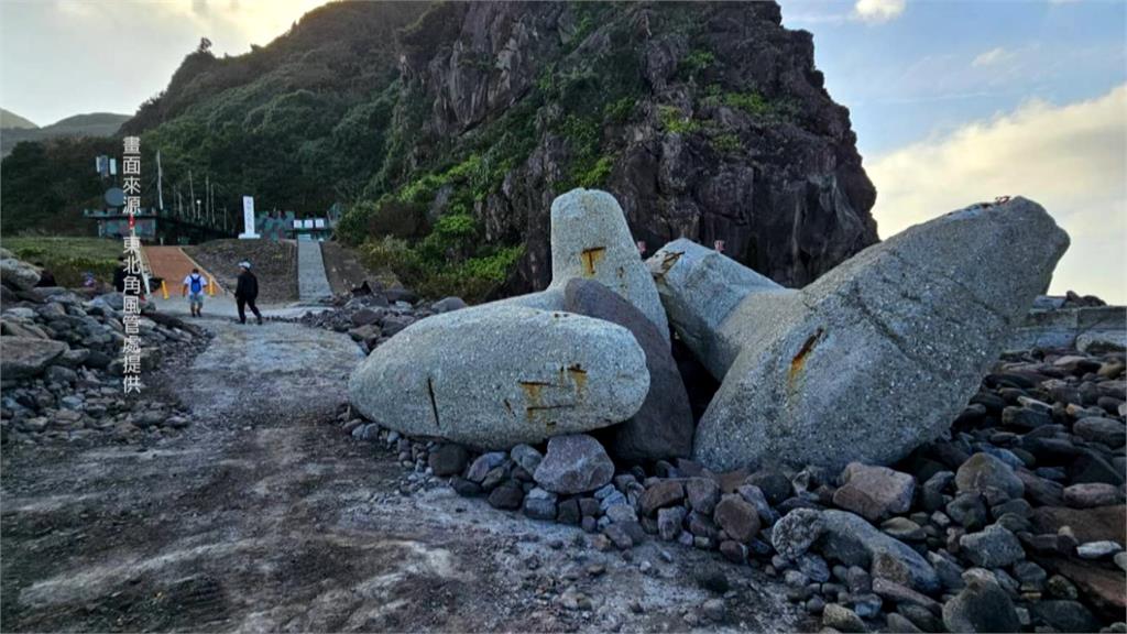 康芮走後「宜蘭龜山島慘況」曝光...普陀巖神像漂水上