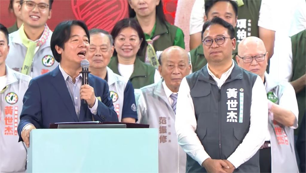 賴總統、蔡英文都來了！　黃世杰北區競總成立湧入破萬人