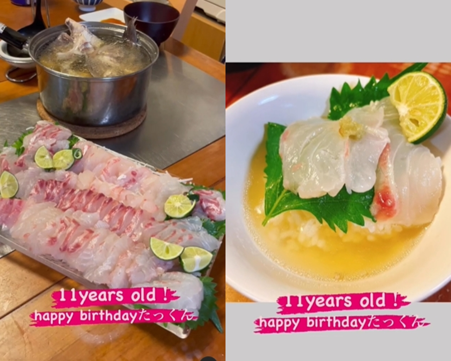 40年主婦也嚇到！日本男童自製「鯛魚大餐」俐落刀法網讚：職人水準