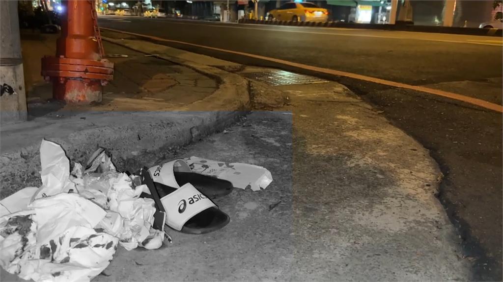 台中兩行人疑闖紅燈過馬路　遭直行機車撞飛
