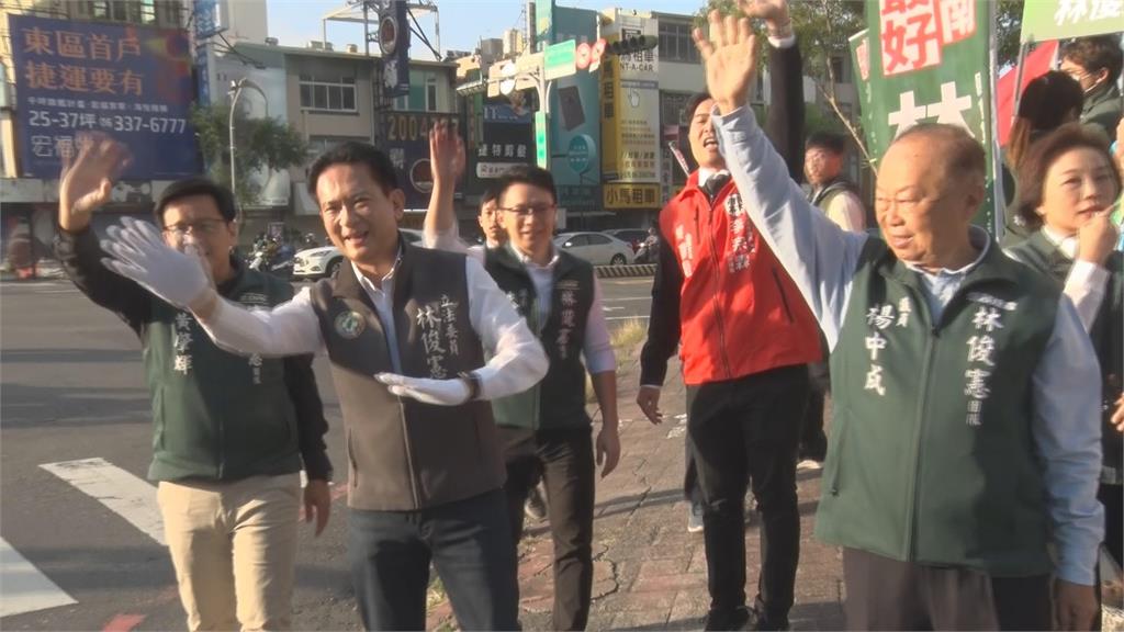 拚「最強母雞」帶民進黨出征　陳亭妃、林俊憲打桶箍牌