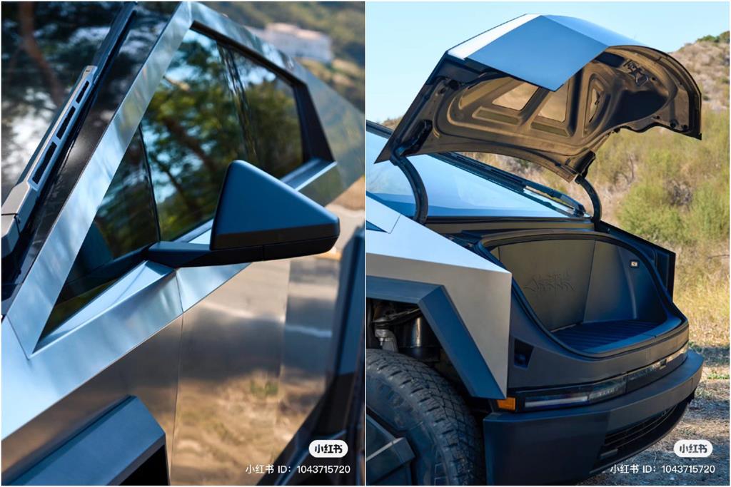 特斯拉Cybertruck最新內裝照流出!「實體按鍵全拔光」連後視鏡都沒了