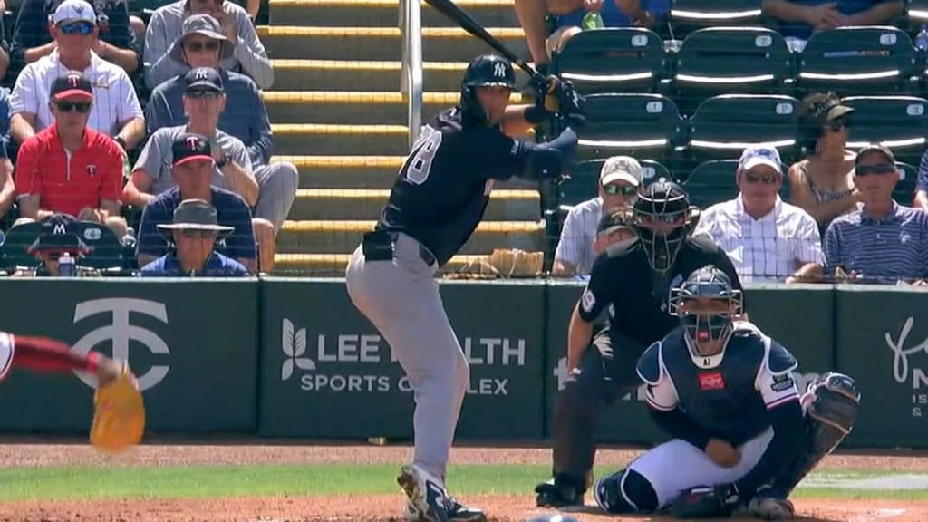 MLB(影)／就只會打全壘打！洋基大物新秀「左打法官」春訓轟不停