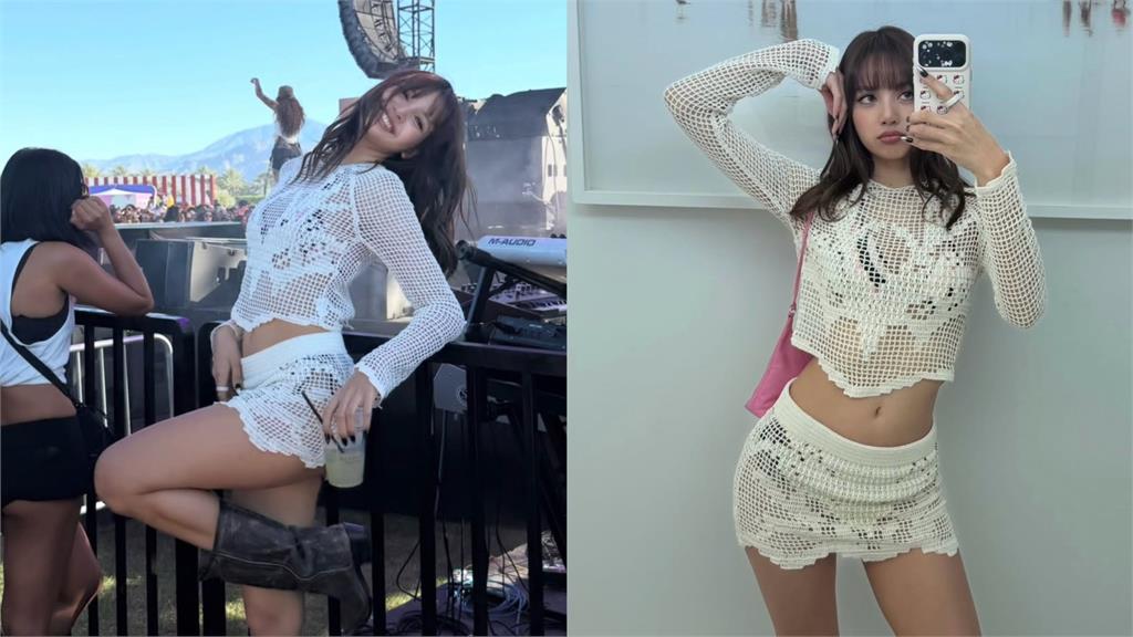 Lisa科切拉戰袍化身「黑天使」 蕾絲薄紗「全看光」網驚：酷辣女神！