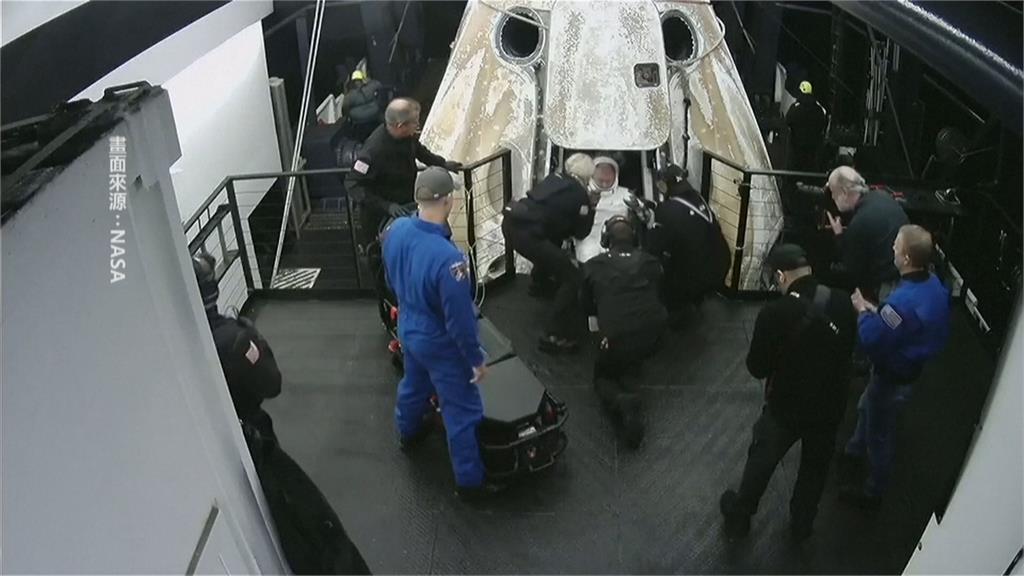 國際太空站太空人健康出狀況　搭SpaceX乘龍號返地球