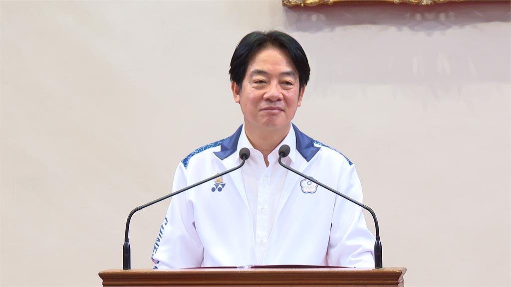接見青少棒代表隊!賴總統肯定「台灣小將」為國爭光