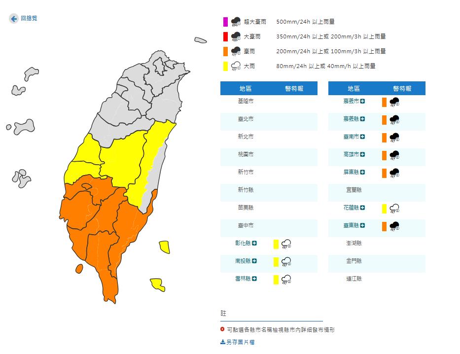TD02殘骸「遺留台灣」5縣市遭殃!氣象專家曝「豪雨集中地」這1天才趨緩