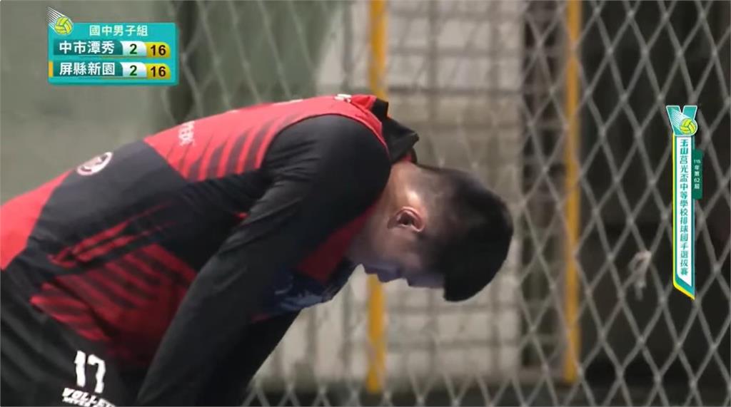 排球(影)/玉山莒光盃排球國男組激戰!屏縣新園國中鏖戰5局勝中市潭秀國中晉決賽