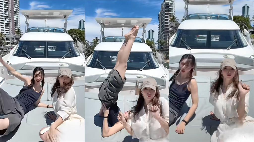 澳洲網美船上猛拍抖音「臉蛋大變形」!中網一看「竟是侯佩岑本人」嚇爛:開太大