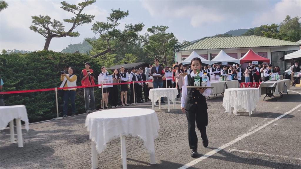 全國餐旅服務競賽日月潭登場　近2百位選手同台競技