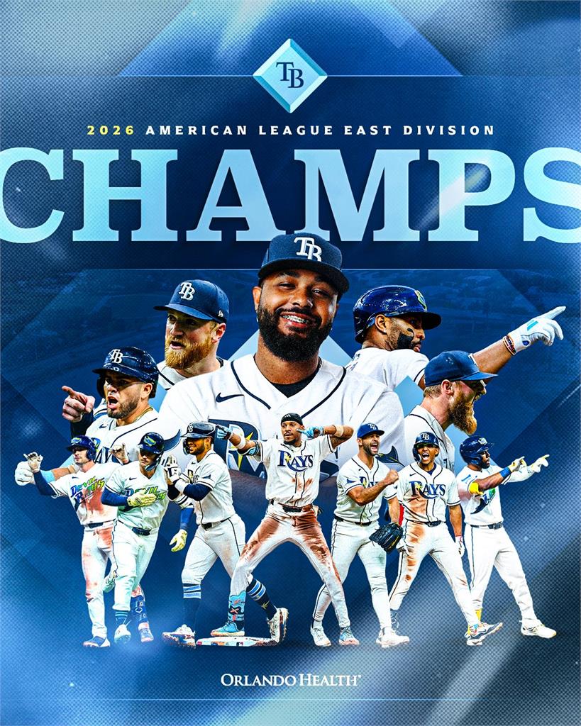 MLB(影)／專家全都跌破眼鏡！光芒從賽前墊底預測一路鎖定美聯第一種子